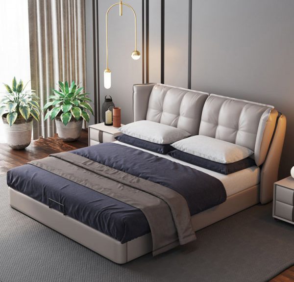 giường bọc nệm phù hợp mọi phong cách